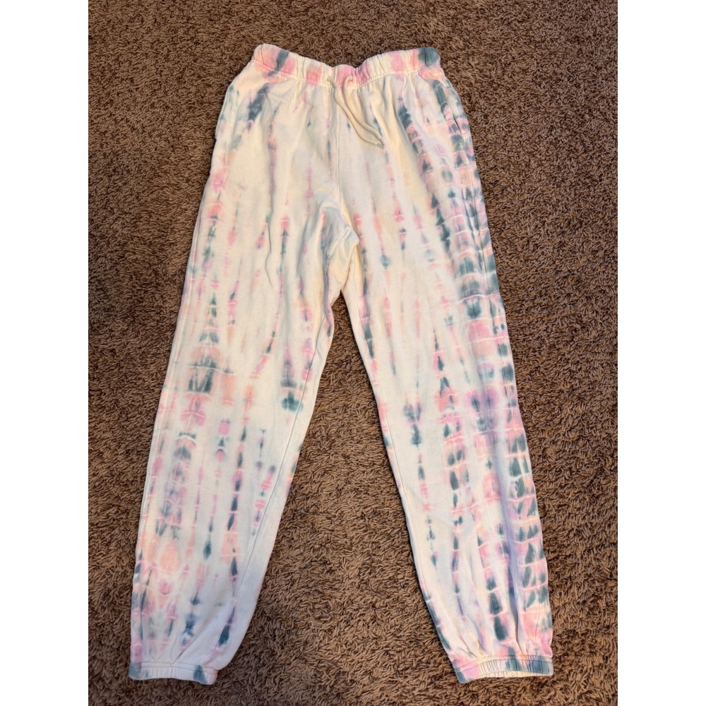 Old Navy Women's Small Pastel Tie Dye Jogger Sweatpants Pink Blue
